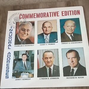 Commemorative edition presidential inaugural addresses vinyl
